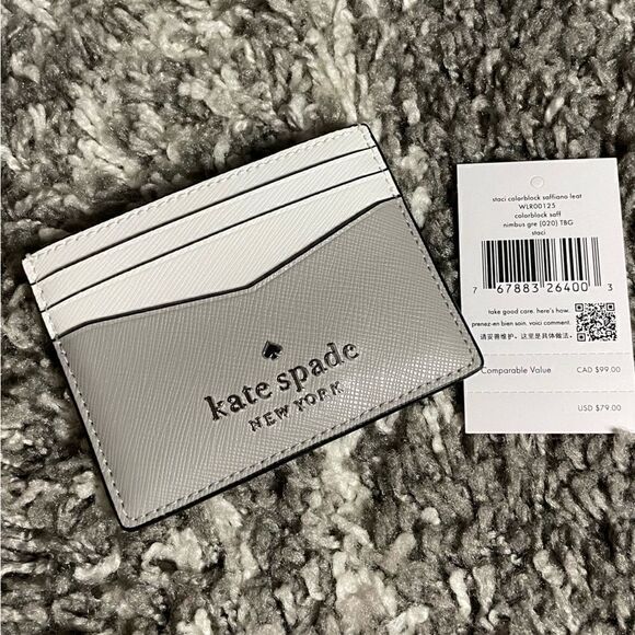NWT Kate Spade Small Slim Card Holder - Picture 6 of 7